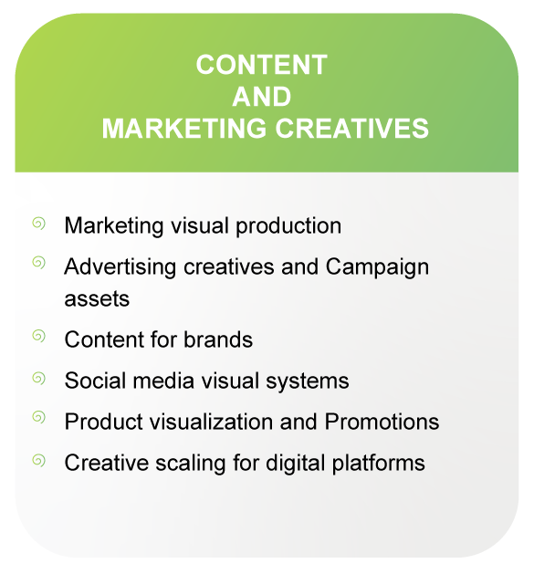 Content and Marketing Creatives